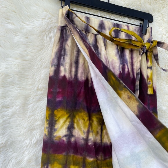 NEW Anthropologie TINY Heidi tie dye wrap skirt - Picture 3 of 6